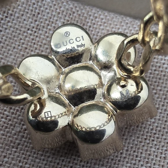 Auth Gucci Pearl Double GG Ring - Picture 7 of 9